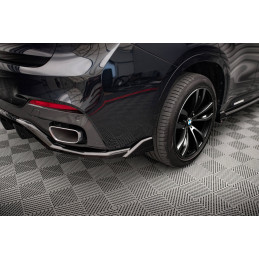 Maxton Design-Central Arriere Splitter (avec une barre verticale) BMW X6 M-Pack F16 