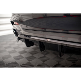 Maxton Design-Central Arriere Splitter (avec une barre verticale) BMW X6 M-Pack F16 
