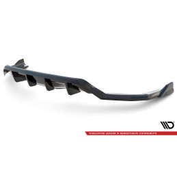 Maxton Design-Central Arriere Splitter (avec une barre verticale) BMW X6 M-Pack F16 