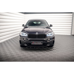Maxton Design-Lame Du Pare-Chocs Avant V.2 BMW X6 M-Pack F16 