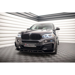 Maxton Design-Lame Du Pare-Chocs Avant V.2 BMW X6 M-Pack F16 