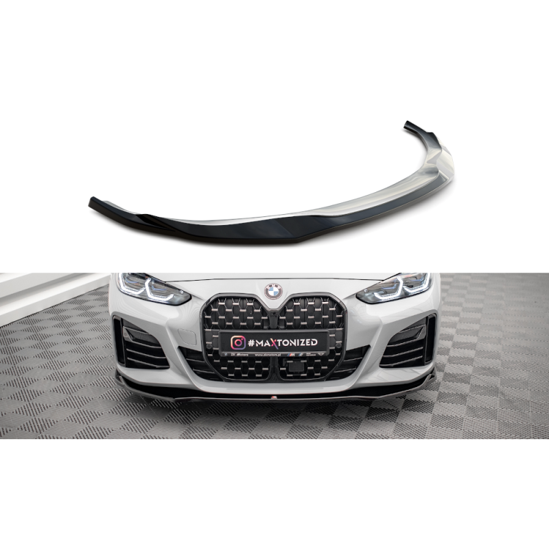 Maxton Design-Lame Du Pare-Chocs Avant V.1 BMW 4 / i4 Gran Coupe M-Pack G26 Maxton Design-Lame Du Pare-Chocs Avant V.1 BMW 4 / i4 Gran Coupe M-Pack G26