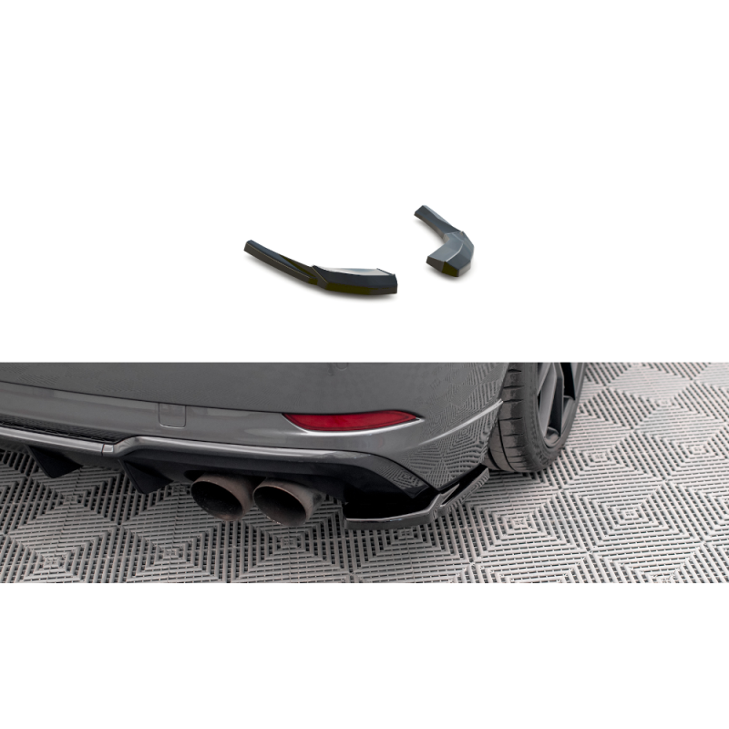 Maxton Design-Lames De Pare-Chocs Arrière Latérales Audi S3 Sportback 8V Facelift 