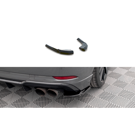 Maxton Design-Lames De Pare-Chocs Arrière Latérales Audi S3 Sportback 8V Facelift 
