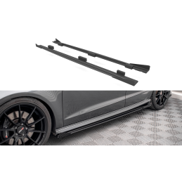 Maxton Design-Street Pro Rajouts Des Bas De Caisse + Flaps Audi S3 / A3 S-Line Sportback 8V Facelift 