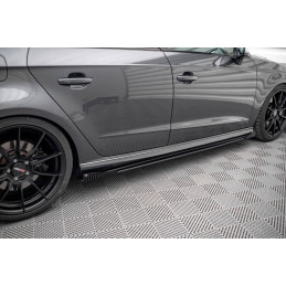 Maxton Design-Street Pro Rajouts Des Bas De Caisse + Flaps Audi S3 / A3 S-Line Sportback 8V Facelift 