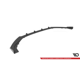 Maxton Design-Street Pro Lame Du Pare-Chocs Avant V.1 + Flaps Audi S3 / A3 S-Line Sportback 8V Facelift 