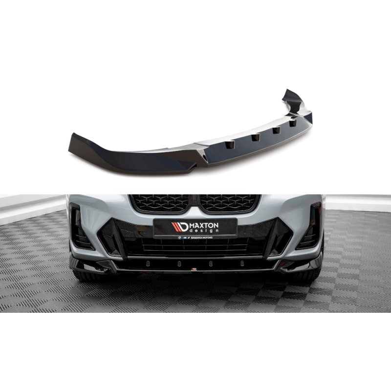 Maxton Design-Lame Du Pare-Chocs Avant V.2 BMW X4 M-Pack G02 Facelift Maxton Design-Lame Du Pare-Chocs Avant V.2 BMW X4 M-Pack G02 Facelift