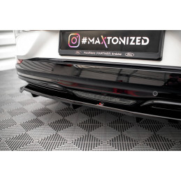 Maxton Design-Central Arriere Splitter (avec une barre verticale) Ford Mustang Mach-E Mk1 