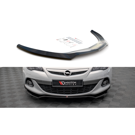 Maxton Design-Lame Du Pare-Chocs Avant V.2 Opel Astra GTC OPC-Line J 