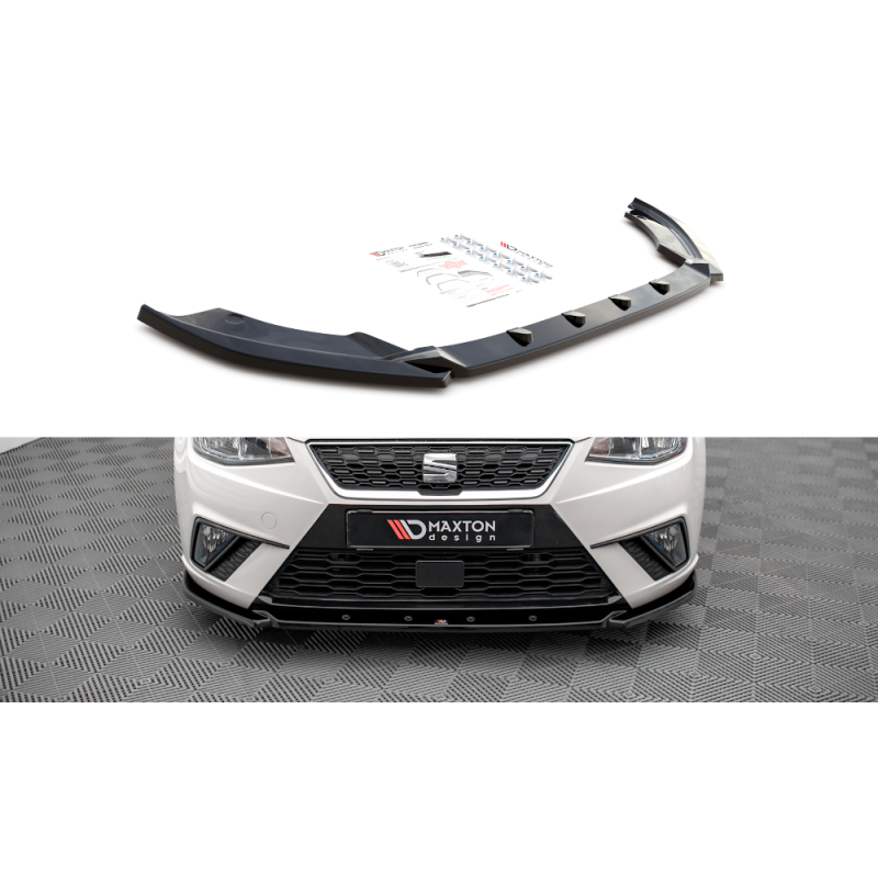 Maxton Design-Lame Du Pare-Chocs Avant V.2 Seat Ibiza FR/ Standard Mk5 Maxton Design-Lame Du Pare-Chocs Avant V.2 Seat Ibiza FR/ Standard Mk5