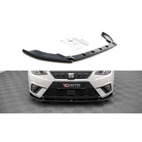 Maxton Design-Lame Du Pare-Chocs Avant V.2 Seat Ibiza FR/ Standard Mk5 