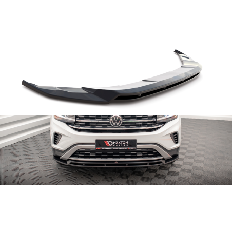 Maxton Design-Lame Du Pare-Chocs Avant V.2 Volkswagen Atlas Cross Sport 