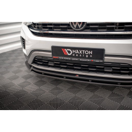 Maxton Design-Lame Du Pare-Chocs Avant V.2 Volkswagen Atlas Cross Sport 