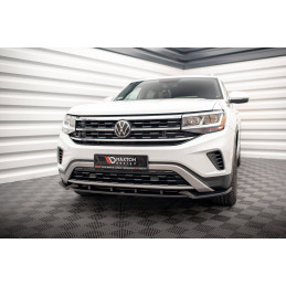 Maxton Design-Lame Du Pare-Chocs Avant V.1 Volkswagen Atlas Cross Sport 
