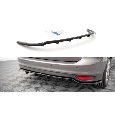 Maxton Design-Central Arriere Splitter (avec une barre verticale) Ford C-Max Mk2 