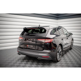 Maxton Design-Central Arriere Splitter (avec une barre verticale) Skoda Enyaq iV 