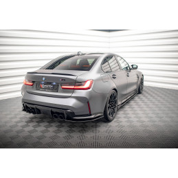 Maxton Design-Lames De Pare-Chocs Arrière Latérales V.2 BMW M3 G80 