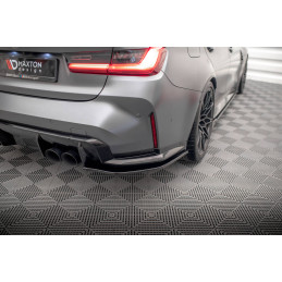 Maxton Design-Lames De Pare-Chocs Arrière Latérales V.2 BMW M3 G80 