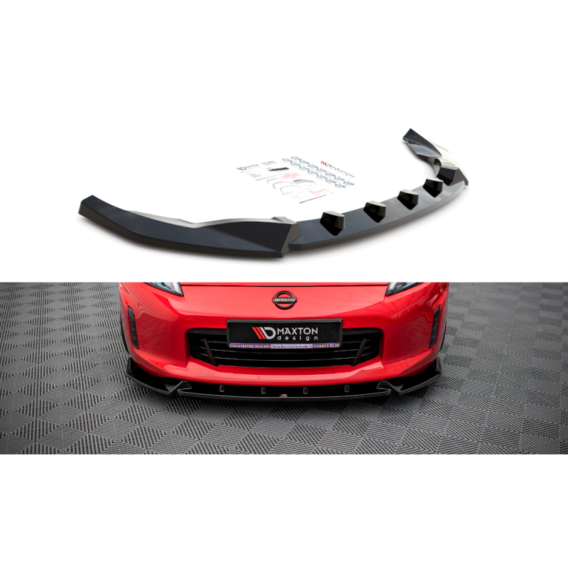 Maxton Design-Lame Du Pare-Chocs Avant V.3 Nissan 370Z Facelift 