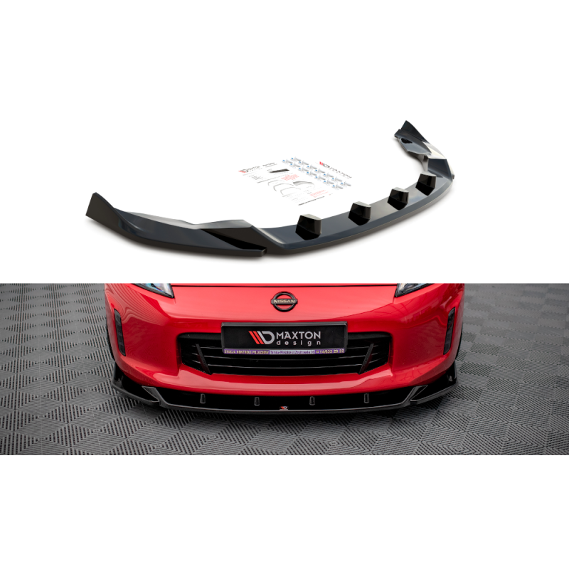 Maxton Design-Lame Du Pare-Chocs Avant V.2 Nissan 370Z Facelift 