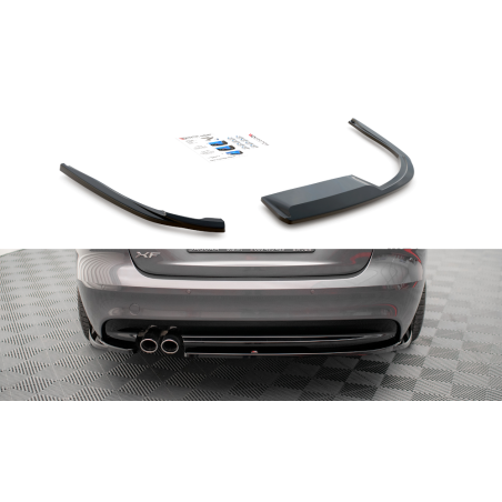 Maxton Design-Lames De Pare-Chocs Arrière Latérales Jaguar XF R-Sport Mk2 