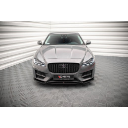 Maxton Design-Lame Du Pare-Chocs Avant V.2 Jaguar XF R-Sport Mk2 