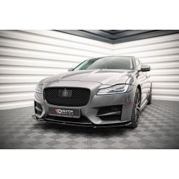 Maxton Design-Lame Du Pare-Chocs Avant V.2 Jaguar XF R-Sport Mk2 