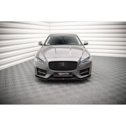 Maxton Design-Lame Du Pare-Chocs Avant V.1 Jaguar XF R-Sport Mk2 