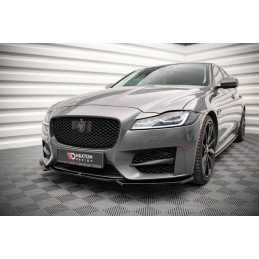 Maxton Design-Lame Du Pare-Chocs Avant V.1 Jaguar XF R-Sport Mk2 