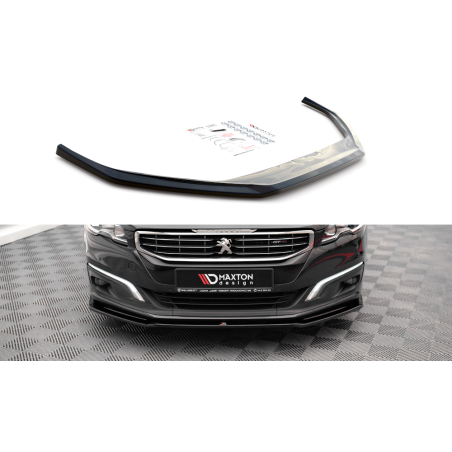 Maxton Design-Lame Du Pare-Chocs Avant V.2 Peugeot 508 GT Mk1 Facelift 