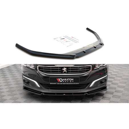 Maxton Design-Lame Du Pare-Chocs Avant V.1 Peugeot 508 GT Mk1 Facelift 