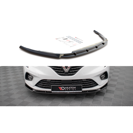 Maxton Design-Lame Du Pare-Chocs Avant V.2 Renault Clio Mk5 