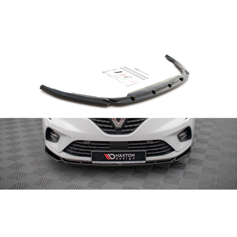 Maxton Design-Lame Du Pare-Chocs Avant V.1 Renault Clio Mk5 Maxton Design-Lame Du Pare-Chocs Avant V.1 Renault Clio Mk5