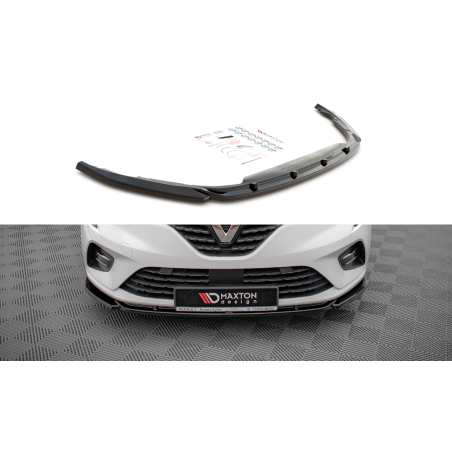 Maxton Design-Lame Du Pare-Chocs Avant V.1 Renault Clio Mk5 