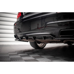 Maxton Design-Central Arriere Splitter (avec une barre verticale) BMW 7 M-Pack F01 