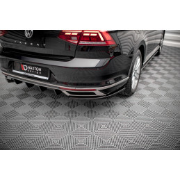 Maxton Design-Lames De Pare-Chocs Arrière Latérales Volkswagen Passat B8 Facelift 