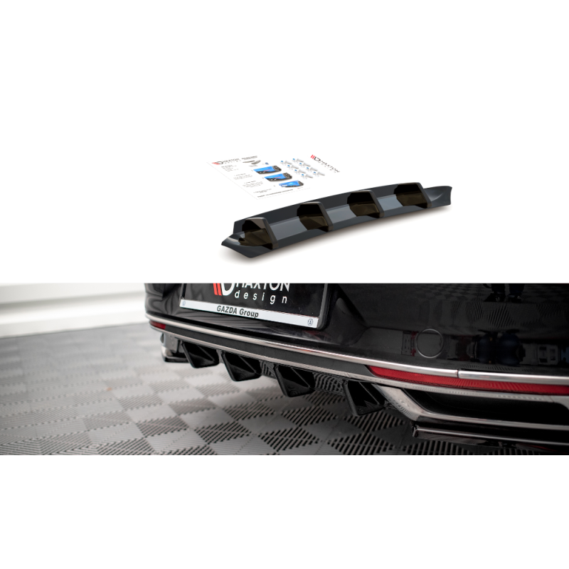 Maxton Design-Diffuseur Arrière Complet Volkswagen Passat B8 Facelift Maxton Design-Diffuseur Arrière Complet Volkswagen Passat B8 Facelift
