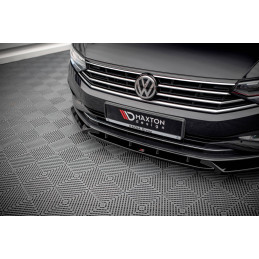 Maxton Design-Lame Du Pare-Chocs Avant V.2 Volkswagen Passat B8 Facelift 