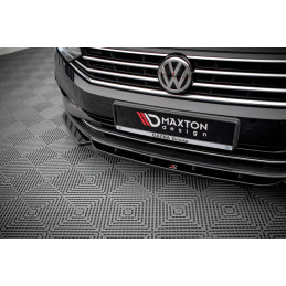 Maxton Design-Lame Du Pare-Chocs Avant V.1 Volkswagen Passat B8 Facelift 