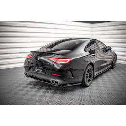 Maxton Design-Central Arriere Splitter (avec une barre verticale) Mercedes-AMG CLS 53 C257 