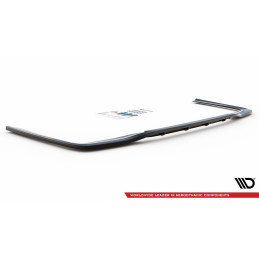 Maxton Design-Central Arriere Splitter (avec une barre verticale) Mercedes-Benz E AMG-Line Sedan W212 Facelift 