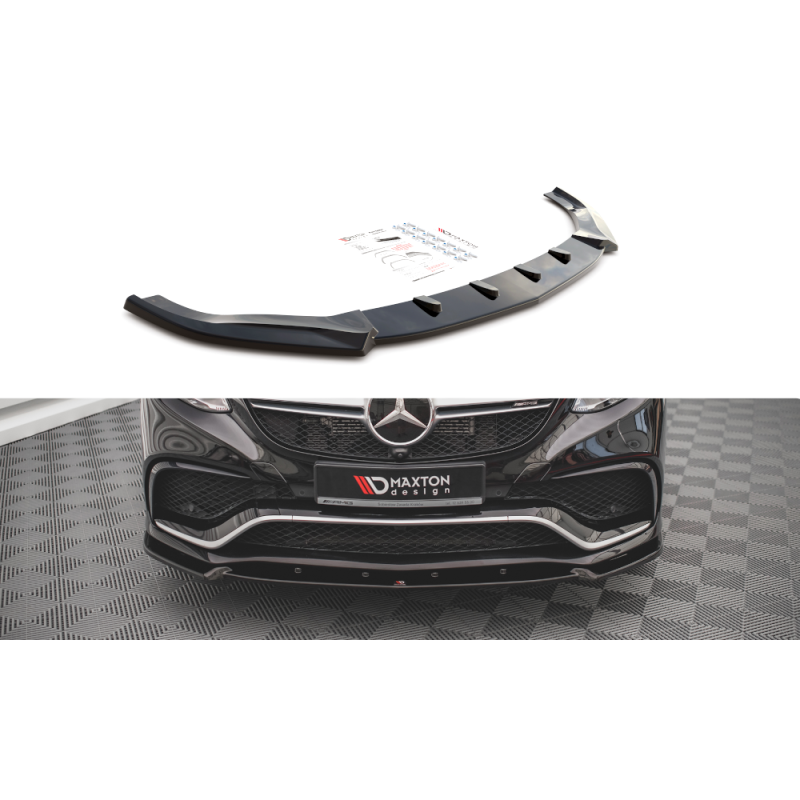 Maxton Design-Lame Du Pare-Chocs Avant V.1 Mercedes-Benz GLE Coupe 63AMG C292 