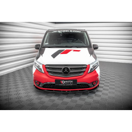 Maxton Design-Lame Du Pare-Chocs Avant V.1 Mercedes-Benz Vito W447 Facelift 