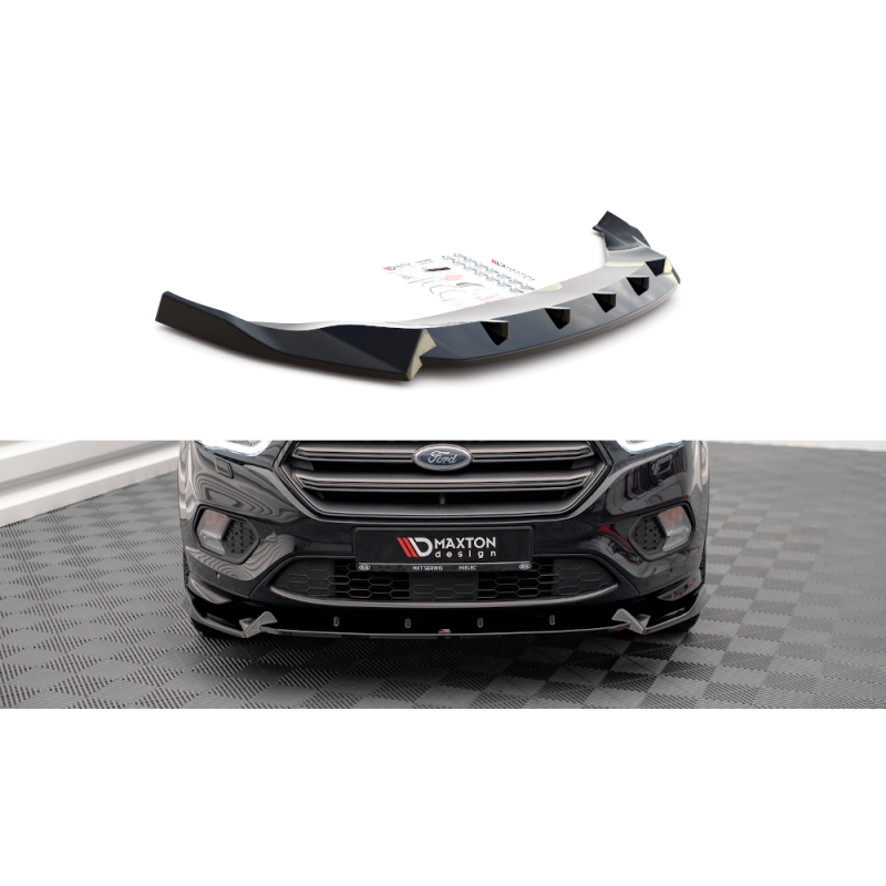 Maxton Design-Lame Du Pare-Chocs Avant V.2 Ford Escape ST-Line Mk3 Maxton Design-Lame Du Pare-Chocs Avant V.2 Ford Escape ST-Line Mk3