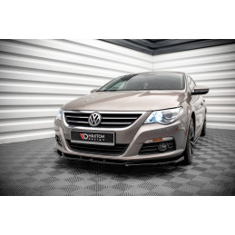 Maxton Design-Lame Du Pare-Chocs Avant V.4 Volkswagen Passat CC 