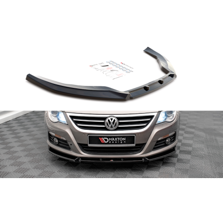 Maxton Design-Lame Du Pare-Chocs Avant V.3 Volkswagen Passat CC 