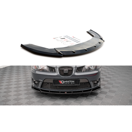 Maxton Design-Lame Du Pare-Chocs Avant V.2 Seat Ibiza Cupra Mk3 