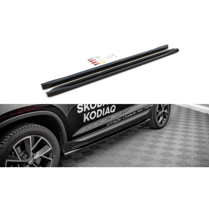 Maxton Design-Rajouts Des Bas De Caisse Skoda Kodiaq Mk1 Facelift 