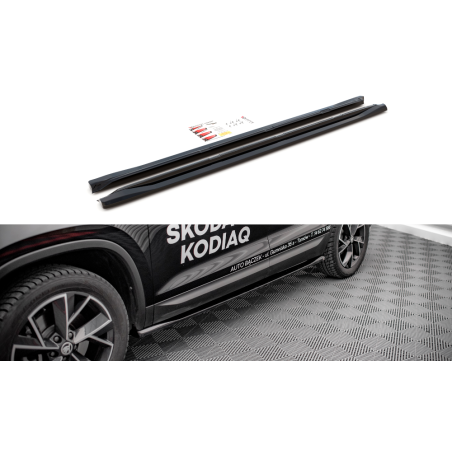 Maxton Design-Rajouts Des Bas De Caisse Skoda Kodiaq Mk1 Facelift 